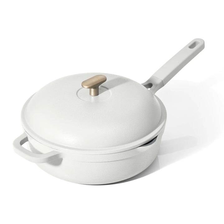 Multifunctionele aluminium bakset, alles-in-één oplossing voor koken, bakken en stomen. Inductie compatibel.