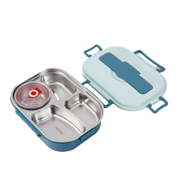 De SteelLunch RVS thermo lunchbox: lekvrij, duurzaam, en houdt maaltijden warm en vers voor onderweg.