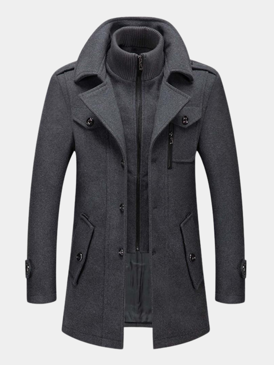 Warme heren winterjas; comfortabele, stijlvolle buitenkleding ideaal voor koud weer. Perfect voor herenmode.