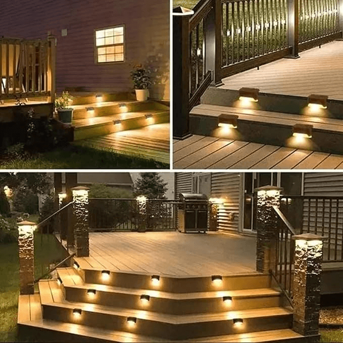 Robuuste IP65 waterdichte solar LED wandlamp, draadloze duurzame buitenverlichting voor elk seizoen.