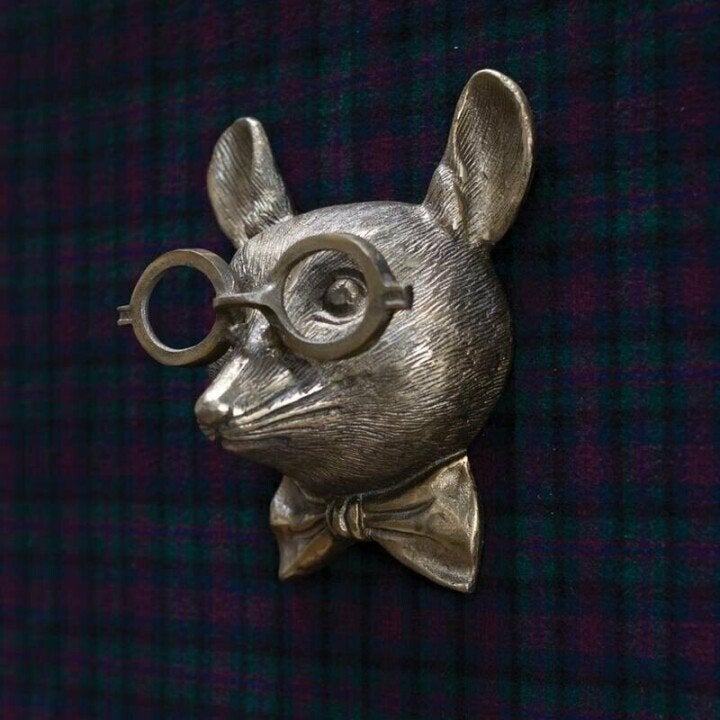 Unieke vos dierenhoofd muurdecoratie van WallCritters, handgeschilderd interieur accent.