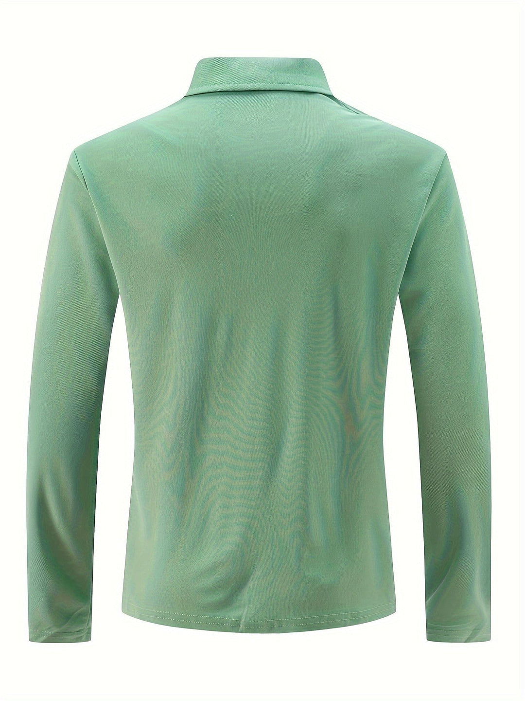 Stijlvolle herenpolo met lange mouwen in zachte stof, comfortabel en elegant voor dagelijks gebruik.