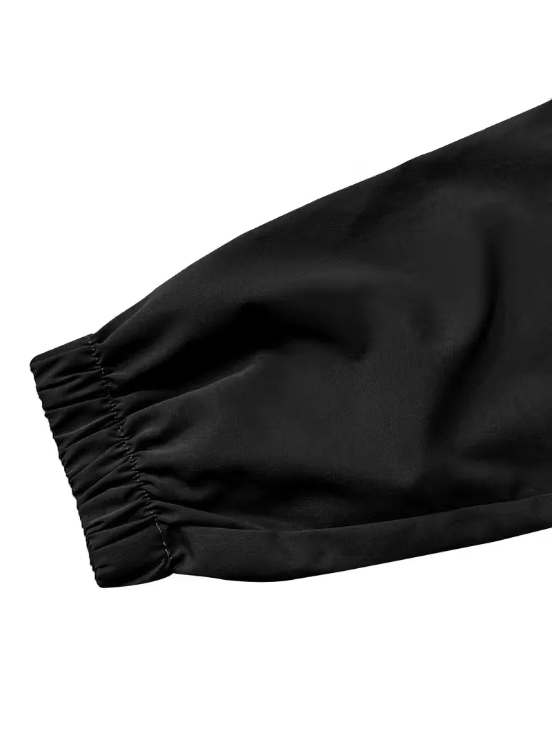 Heren taps toelopende cargo broek met comfortabele elastische boorden, perfect voor een relaxte, moderne look.