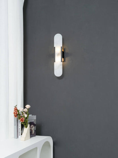Moderne Wandlamp - Albast & Metaal