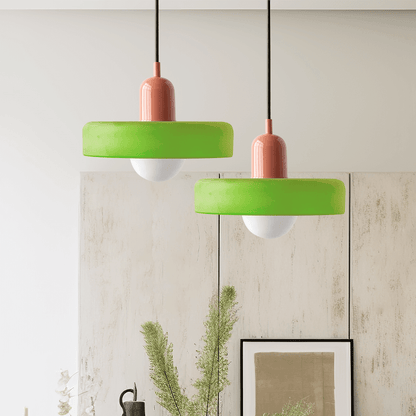 Kleurrijke Glas Hanglamp - Modern Design