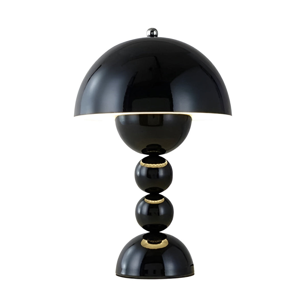 Strakke design tafellamp met dimbare LED verlichting; Scandinavisch interieur.