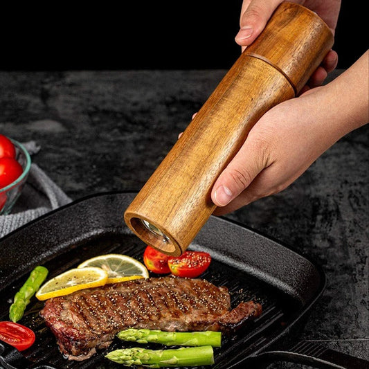 WoodSpice - Luxe Houten Peper- en Zoutmolen Set | Tijdloos Design