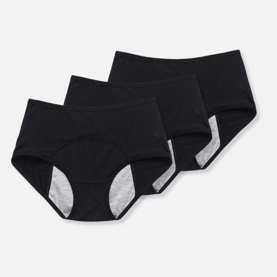 Betrouwbaar lekvrij menstruatie ondergoed voor dames, biedt uitstekende bescherming en comfort.