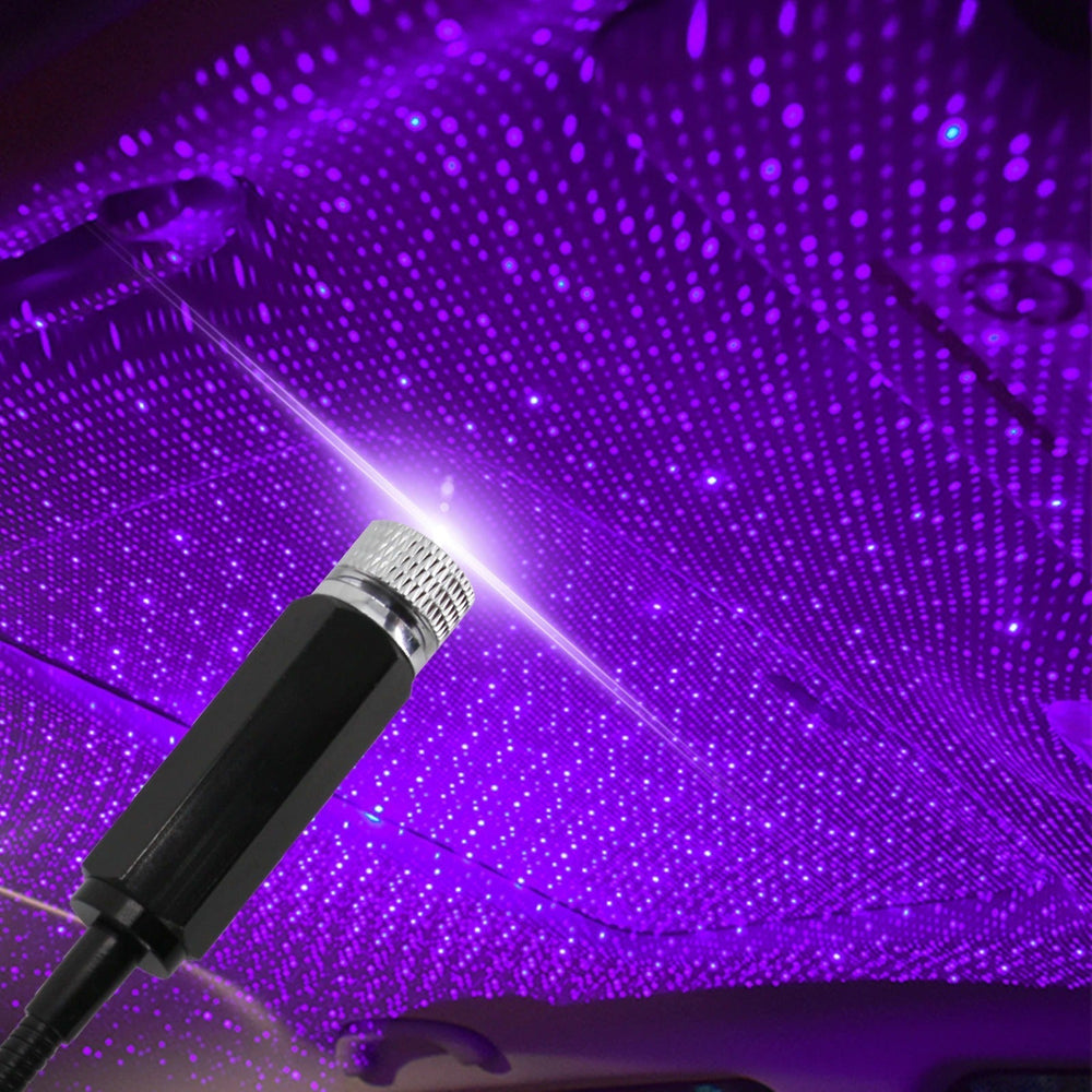 Universeel LED sterrenhemel projector sfeerlicht voor kamerverlichting, creëert romantische lichteffecten.