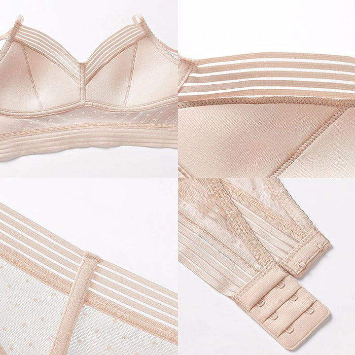 Zwarte comfort BH lage rug, perfecte onzichtbare ondersteuning voor dames met open rug kleding.