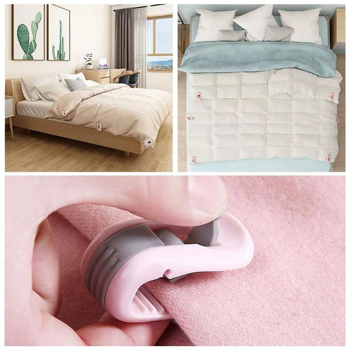 Hoeslaken anti-slip clips voor stevige grip; houd beddengoed op zijn plaats in de slaapkamer.
