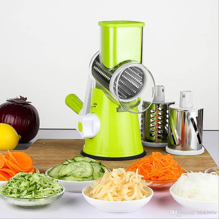 Multifunctionele handrasp met beschermkap, perfect voor raspen en snijden in de moderne keuken.