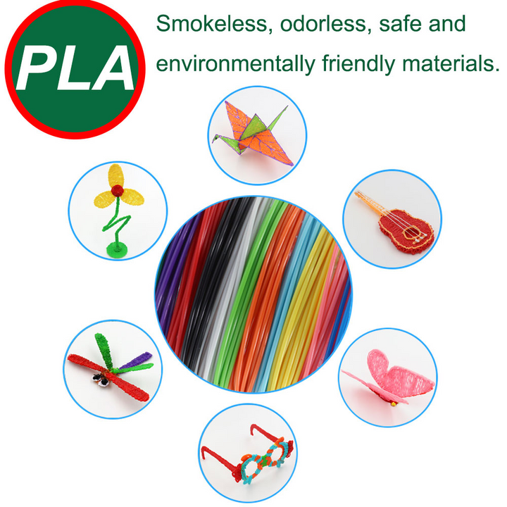 Perfect kinder cadeau: 3D printpen met PLA filament, urenlang creatief speelplezier voor jonge kunstenaars.