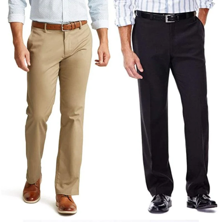 Grijze heren pantalon Jones met stretch. Perfecte business broek voor een professionele en comfortabele uitstraling.