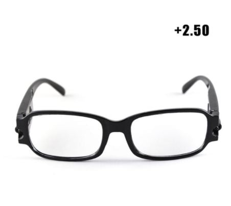 Unisex LED bril met verlichting. Verbetert zicht, ideaal als voorleesbril en vergrootglas.