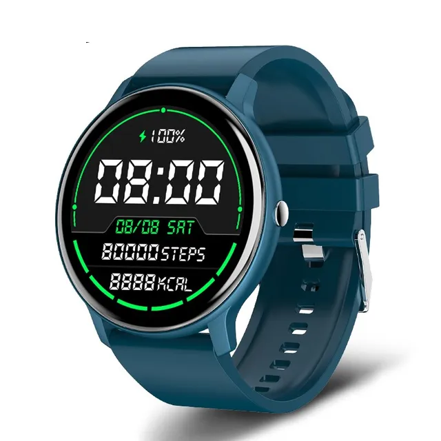 Modern digitaal horloge smartwatch met strak design, ideaal voor mannen en vrouwen die actief zijn.