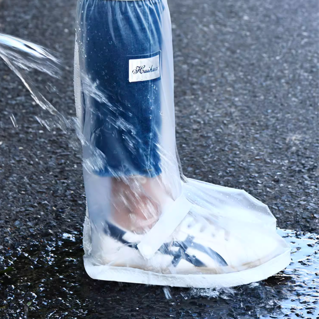 Opvouwbare regenbescherming voor schoenen. Antislip schoencovers voor heren en dames, weerbestendig comfort.
