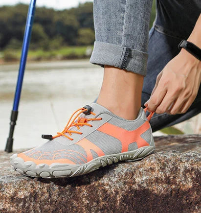 Uniseks sneakers met pijnverlichting voor voeten, orthopedisch ontwerp en barefoot gevoel voor optimaal welzijn outdoor.