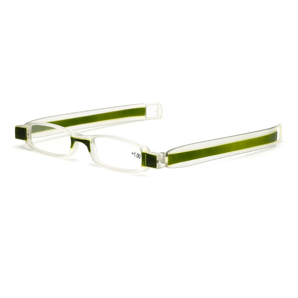 Blauwe unisex opvouwbare leesbril, lichtgewicht, met anti-vermoeidheid en perfect draagcomfort.