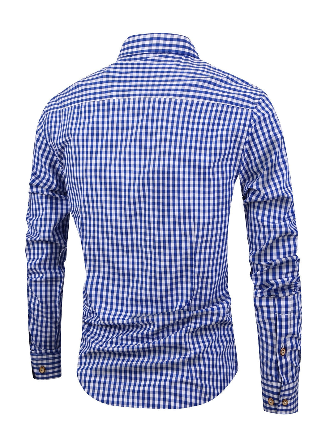 Stijlvol geruit overhemd voor heren, veelzijdig te combineren; perfect voor een casual of semi-formele look.