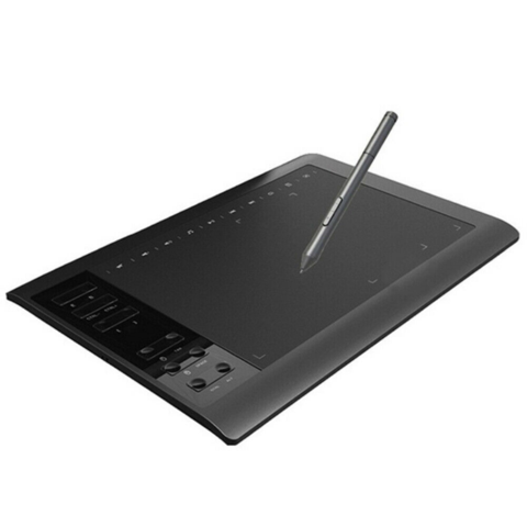 Draagbaar grafisch tekentablet met stylus pen, ideaal voor artiesten en creatieve digitale kunstontwerpen.