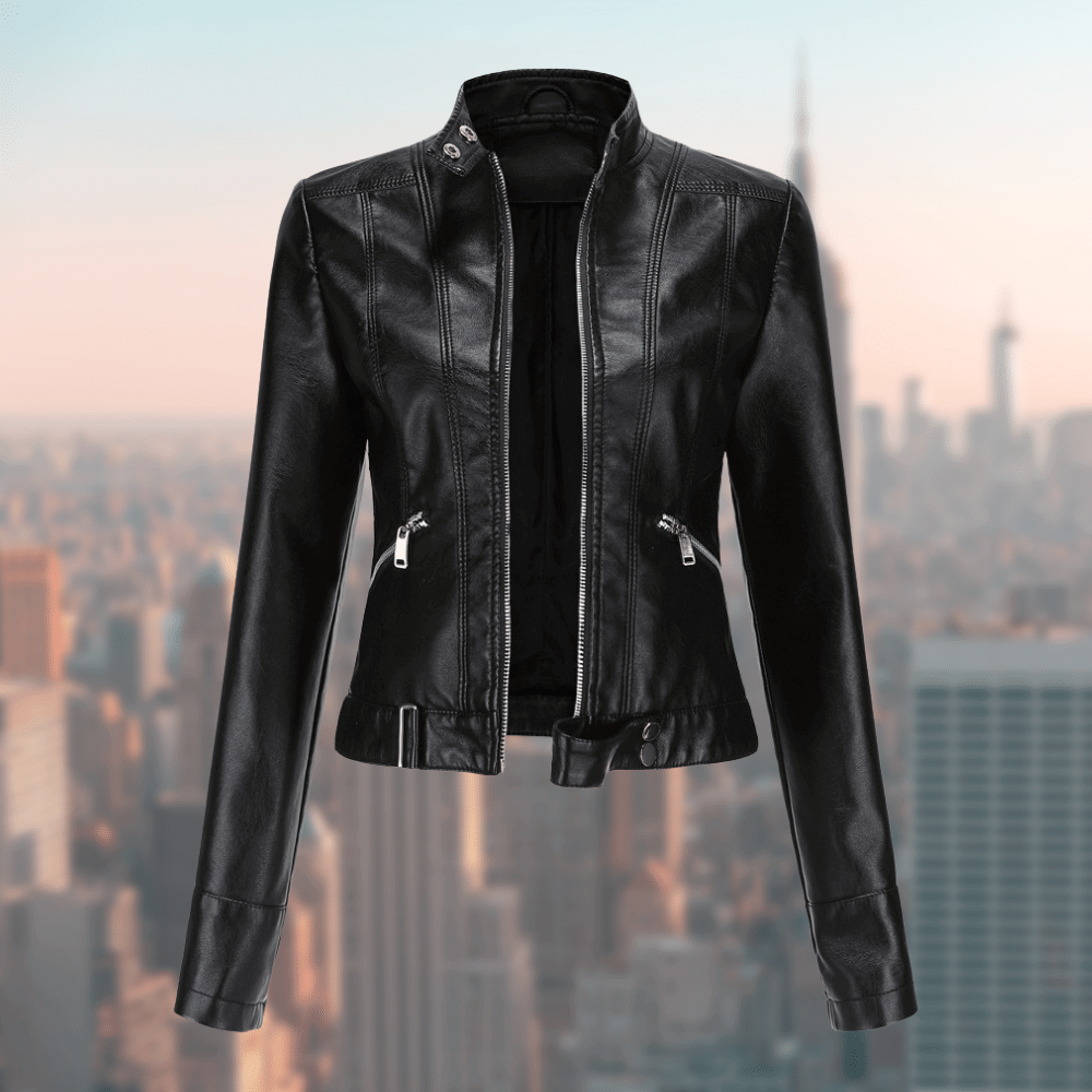 Dames JaquelinesJacket leren jas, perfect voor een stijlvolle look. Trendy bovenkleding voor elke gelegenheid.