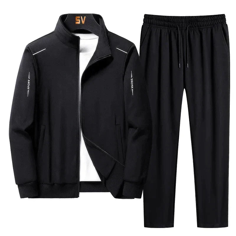 Damian heren herfst trainingspak: veelzijdig, sportief en comfortabel. Perfecte outfit voor lente/herfst.
