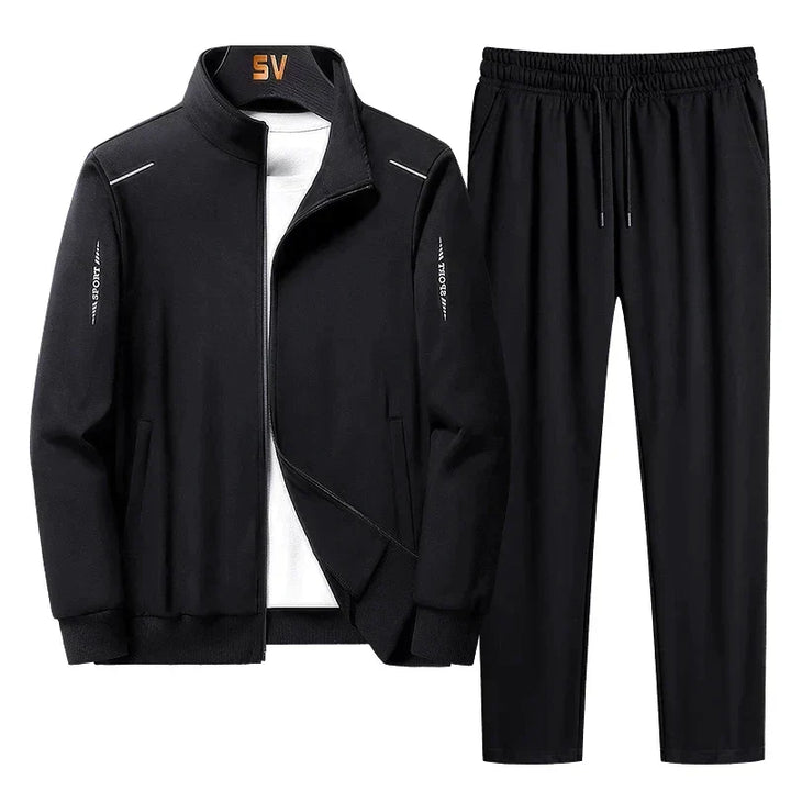 Damian heren herfst trainingspak: veelzijdig, sportief en comfortabel. Perfecte outfit voor lente/herfst.