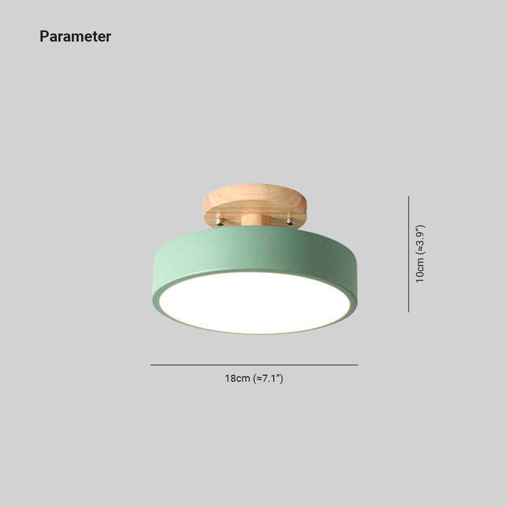 Moderne interieurverlichting: 36W dimbare LED plafondlamp met minimalistisch design.