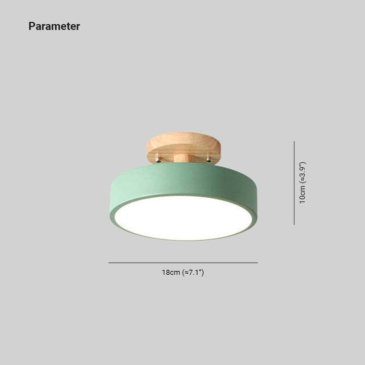 Moderne interieurverlichting: 36W dimbare LED plafondlamp met minimalistisch design.