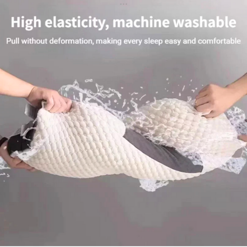 Ergonomisch gevormd orthopedisch kussen voor nek- en rugpijn verlichting, van hoogwaardig traagschuim, voor diepe slaap.