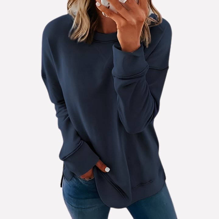 Lichtgewicht dames crew neck trui, ademend en comfortabel voor dagelijkse mode.