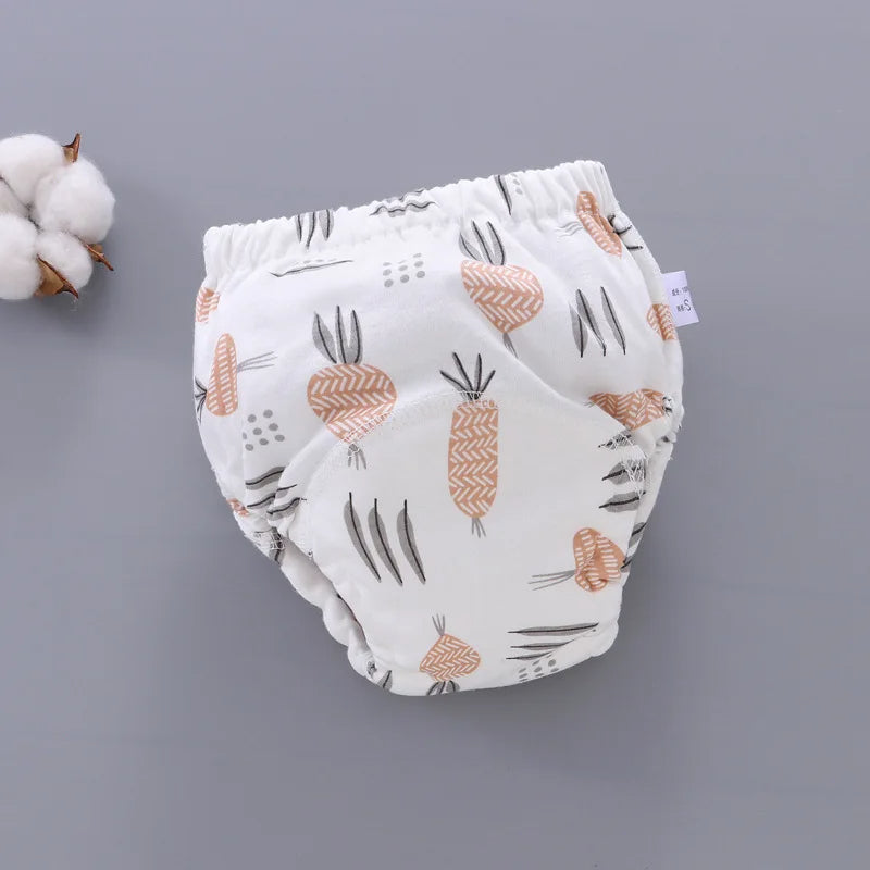 Peuter luierbroek van katoen, herbruikbaar, waterdicht en super absorberend.