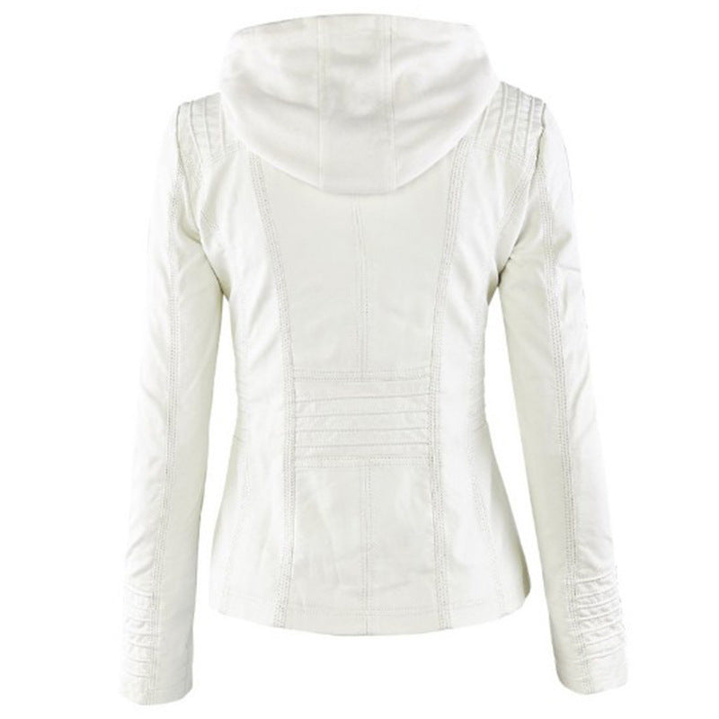 Deze comfortabele en modieuze dames leren zomerjas is ideaal voor een casual of chique stijl.