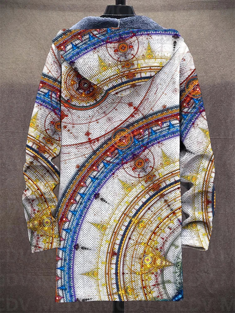 Uniek design heren vest: stoer, comfortabel en warm, met een opvallende print.