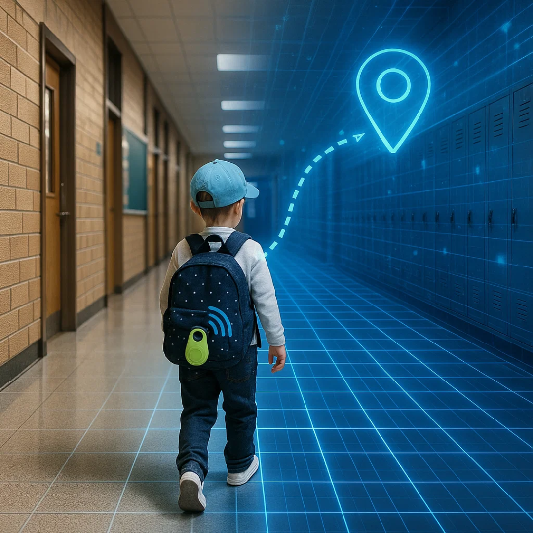Kleine GPS tracker, perfect voor het beveiligen van fietsen, bagage en andere waardevolle spullen.