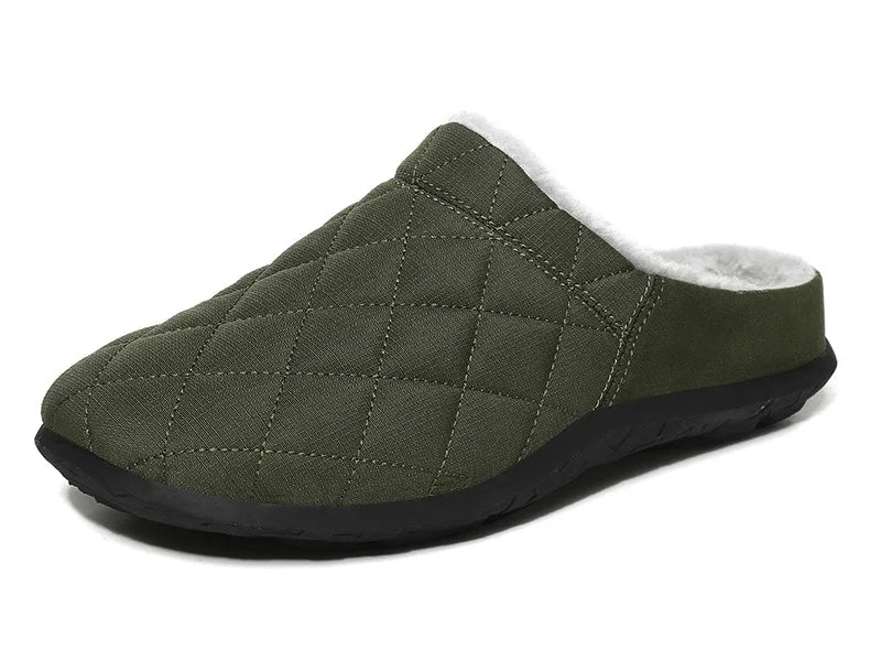 Ademende heren pantoffels, antislip voor veiligheid, comfortabel en warm.