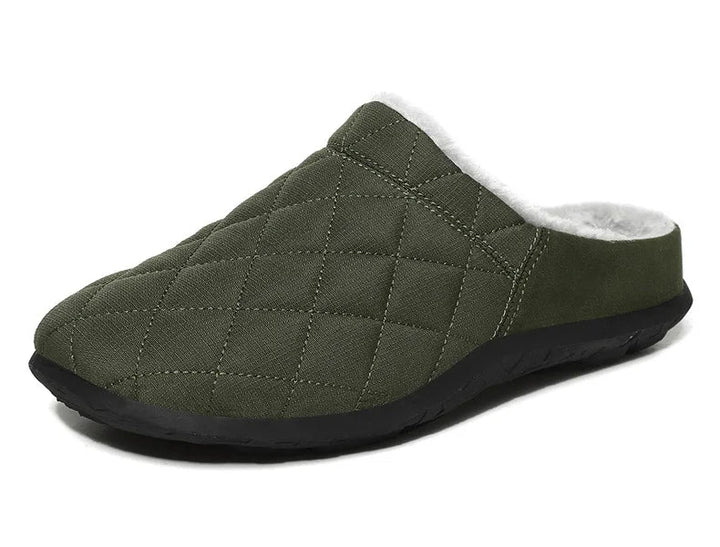 Ademende heren pantoffels, antislip voor veiligheid, comfortabel en warm.