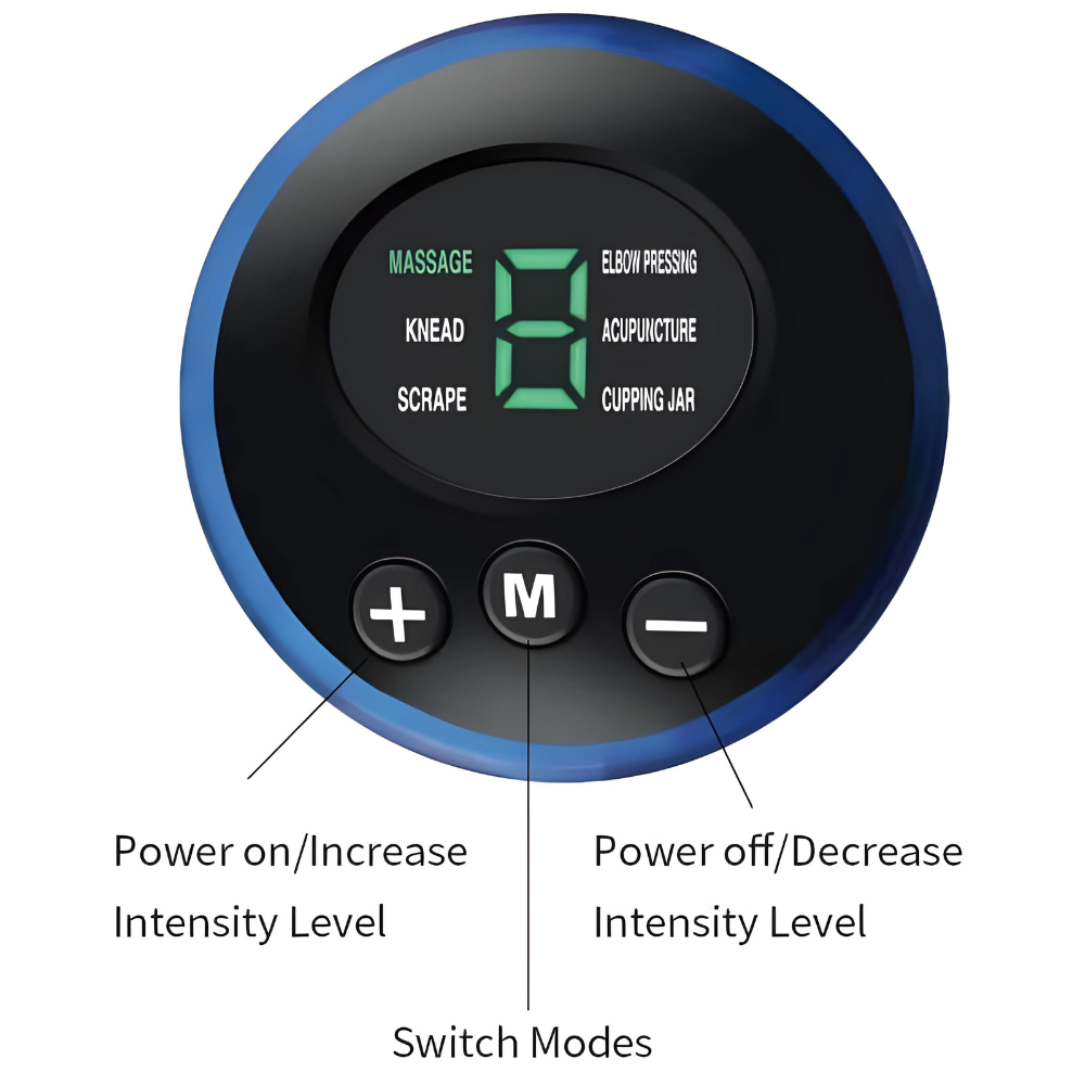 Geavanceerd EMS massagekussen voor diepe voetontspanning en effectieve pijnverlichting door elektrische stimulatie.