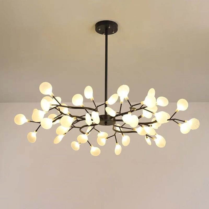 Zij-aanzicht van de moderne design lamp; LED verlichting met een elegante, slanke vorm.