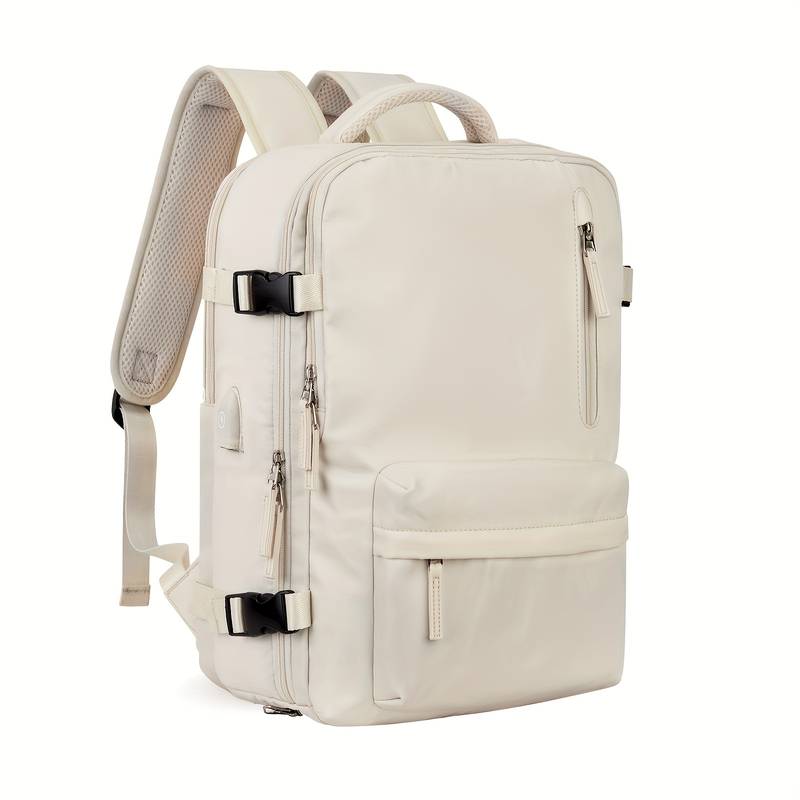 Comfortabele rugzak voor dames en heren, perfect als schooltas of werktas met ruimte voor laptop.