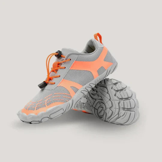 Uniseks barefoot sneakers voor totale voetgezondheid: orthopedisch comfort, natuurlijke flexibiliteit en outdoor gebruik.