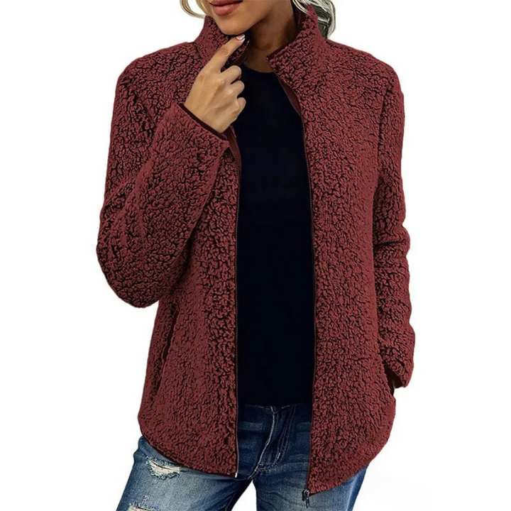 Dames fleecevest Petra, warm en comfortabel, ideaal voor herfst en winter.