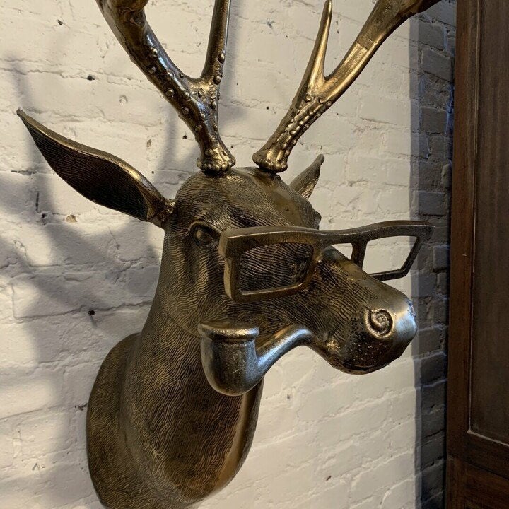 Stoere beer dierenkop muurdecoratie. WallCritters kunstdecoratie voor een speelse touch.