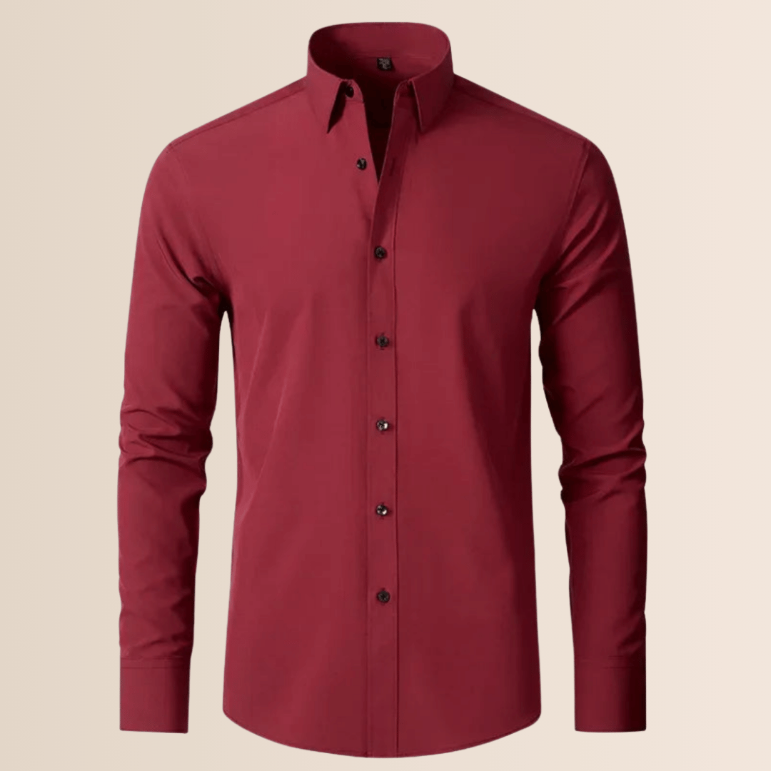 Hoogwaardig heren stretch business overhemd. Kreukvrije stof biedt comfort en een verzorgde look.