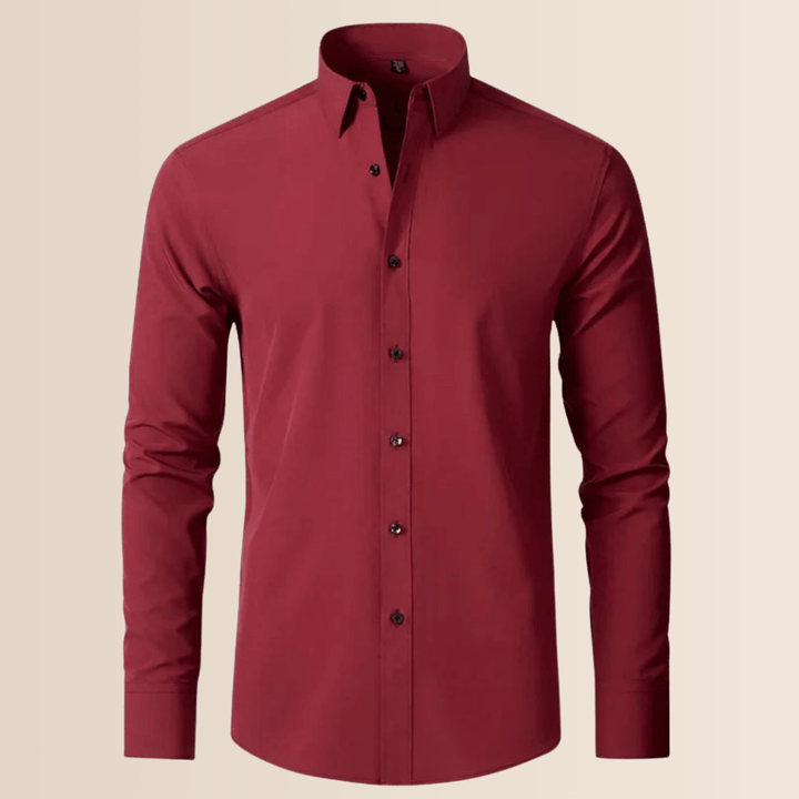Hoogwaardig heren stretch business overhemd. Kreukvrije stof biedt comfort en een verzorgde look.