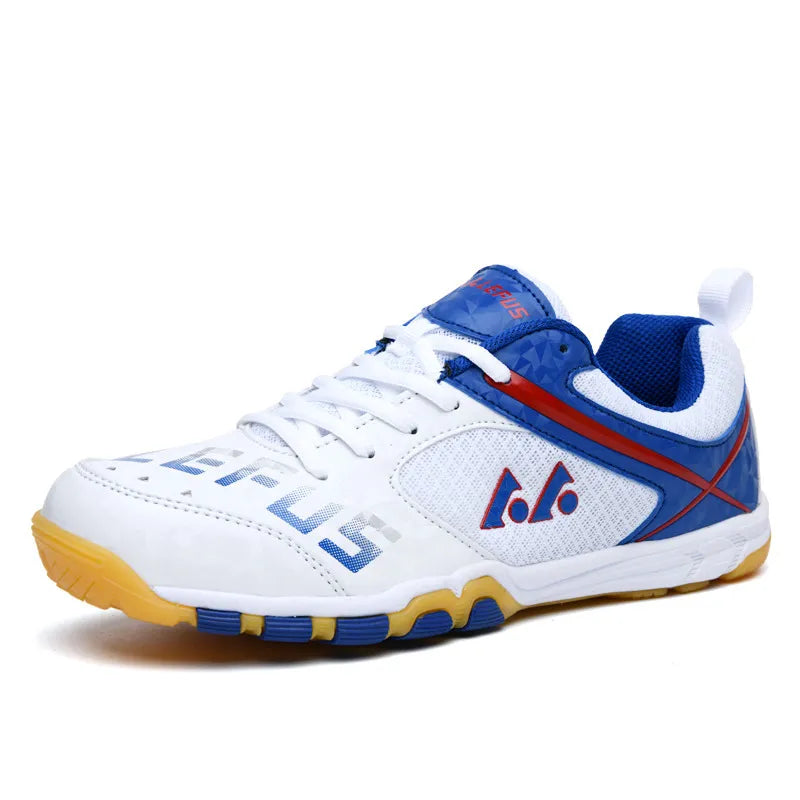 Hoogwaardige heren badmintonschoenen, bieden maximale stabiliteit en grip voor optimale sportprestaties.