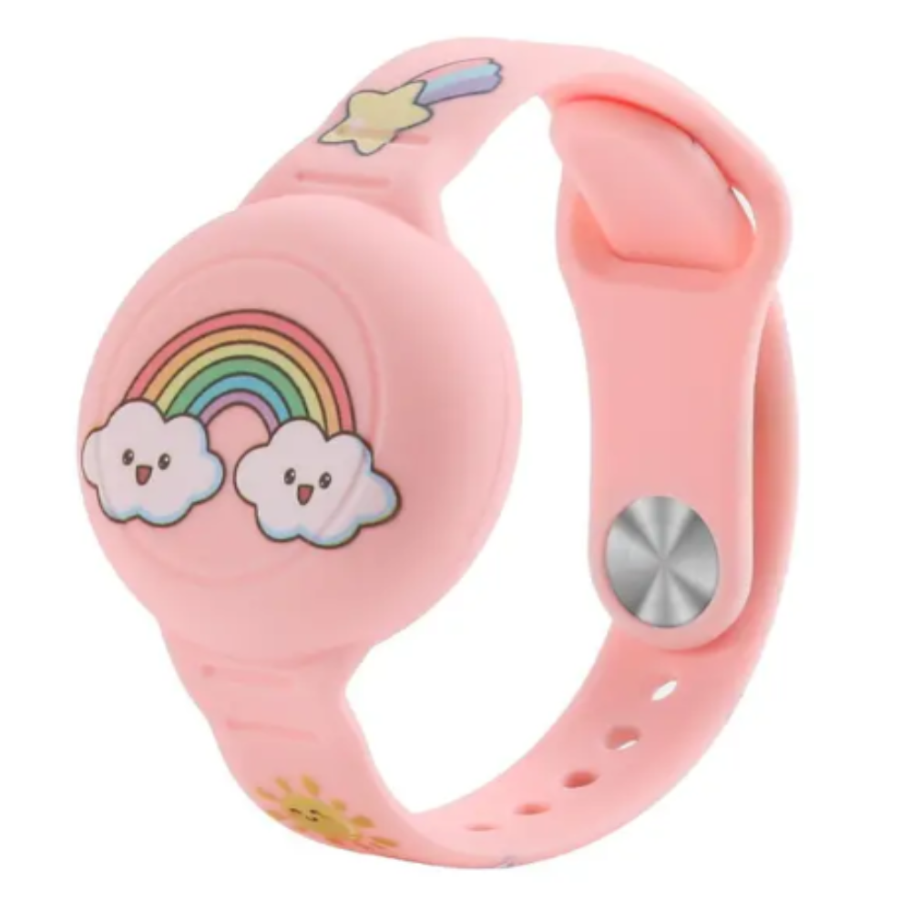 Praktische DinoTrack GPS polsband voor kinderen; stevig, veilig en met een leuk dino thema voor dagelijks gebruik.