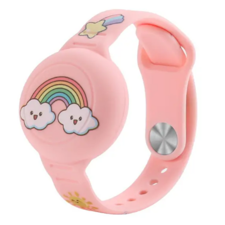 Praktische DinoTrack GPS polsband voor kinderen; stevig, veilig en met een leuk dino thema voor dagelijks gebruik.