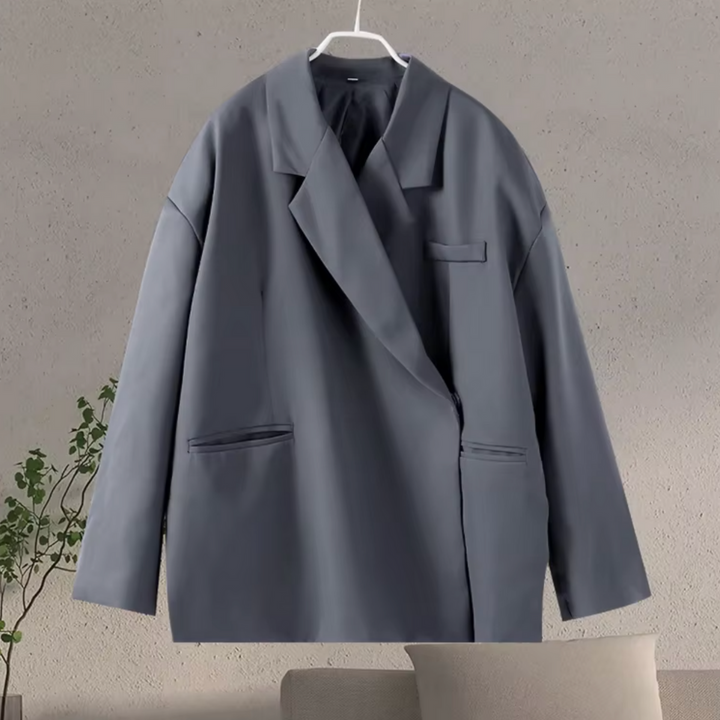 Elegante oversized dames blazer voor een zakelijke outfit. Professionele en stijlvolle bovenkleding.